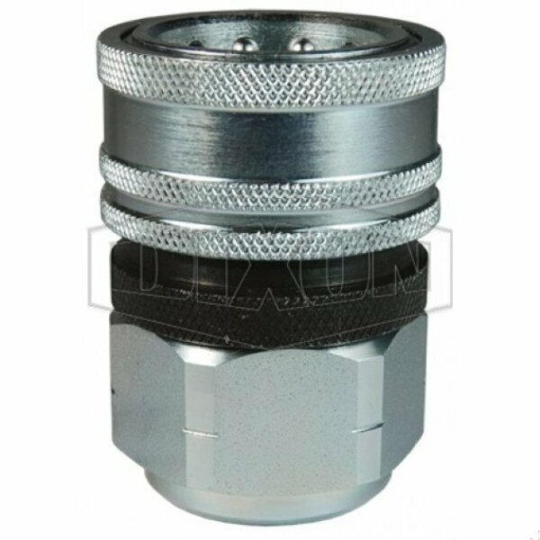 Dixon DQC TR European Interchange Female Coupler, 3/4-14 Nominal, Female NPTF, Steel 6TRF6